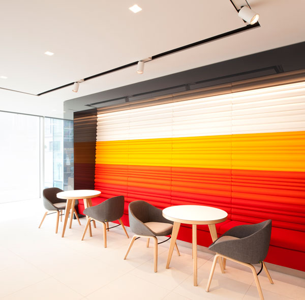 Financial Institutions Coloured wall